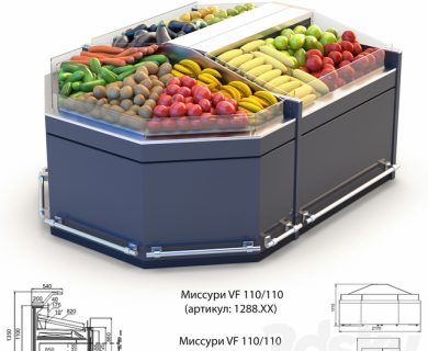 مدل سه بعدی میوه فروشی
