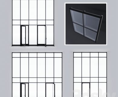 مدل سه بعدی پنجره