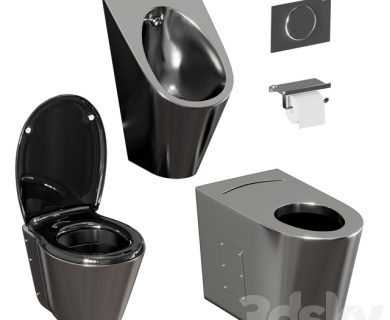 مدل سه بعدی توالت فرنگی