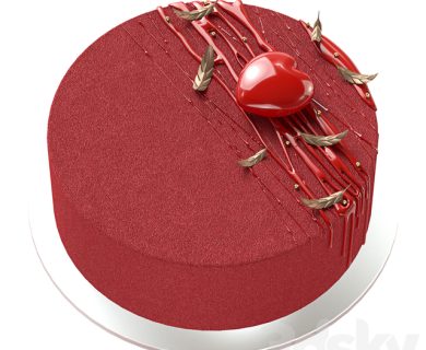 مدل سه بعدی کیک 1