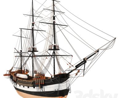 مدل سه بعدی کشتی