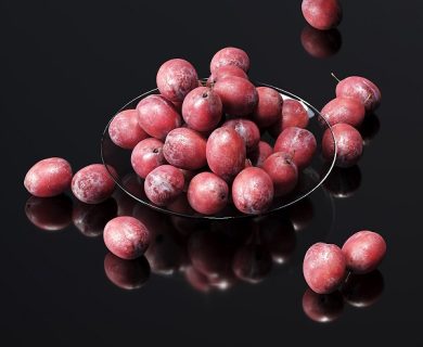 مدل سه بعدی سبد میوه