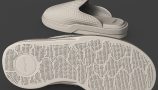 3d render waffle texture of slippers
