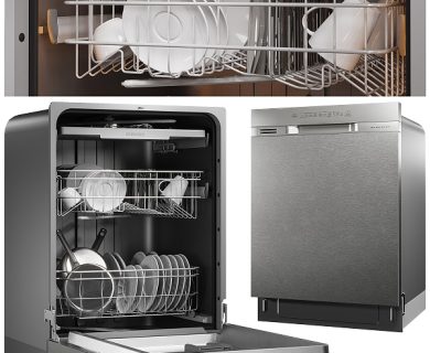 مدل سه بعدی ماشین ظرفشویی