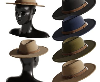 مدل سه بعدی کلاه