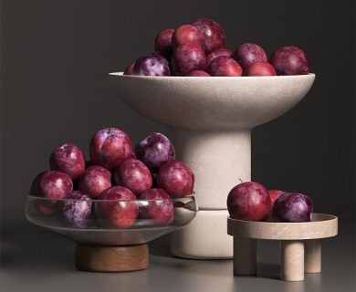 مدل سه بعدی سبد میوه