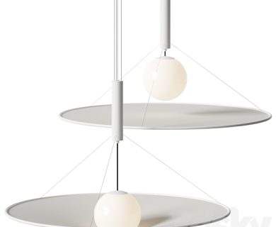 مدل سه بعدی گل و گلدان