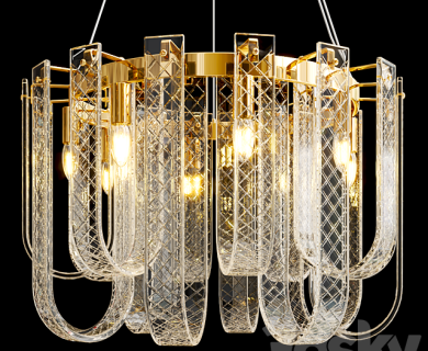 مدل سه بعدی گل و گلدان