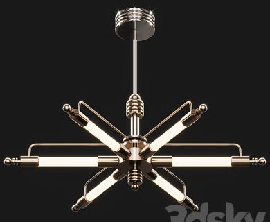 مدل سه بعدی گل و گلدان