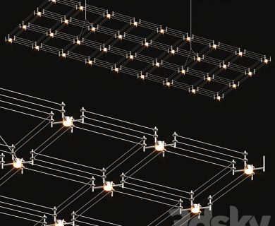 مدل سه بعدی گل و گلدان