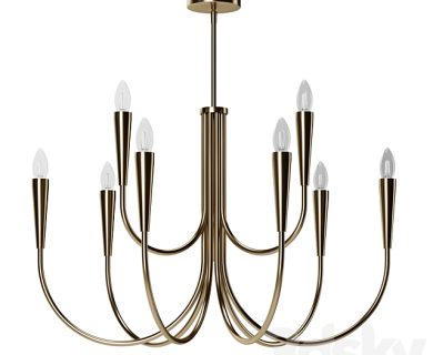 مدل سه بعدی گل و گلدان