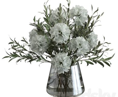 مدل سه بعدی گل و گلدان مدل سه بعدی گل و گلدان