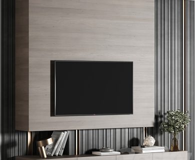 مدل سه بعدی میز تلویزیون کلاسیک