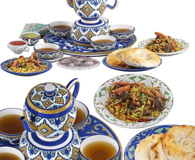 مدل سه بعدی میز غذا