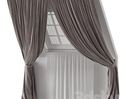 مدل سه بعدی پرده مدل سه بعدی پرده