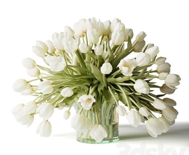 مدل سه بعدی گل و گلدان مدل سه بعدی گل و گلدان