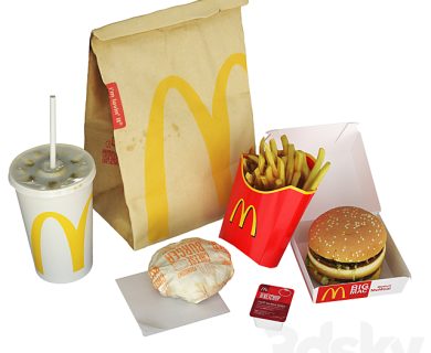 مدل سه بعدی میز غذا