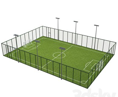 مدل سه بعدی زمین بازی مدل سه بعدی زمین بازی