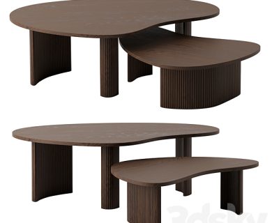 مدل سه بعدی میز و صندلی