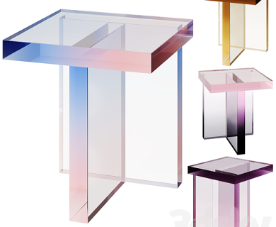 مدل سه بعدی میز و صندلی