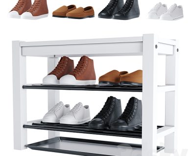 مدل سه بعدی کفش مردانه