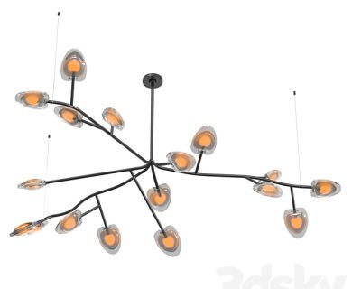 مدل سه بعدی گل و گلدان