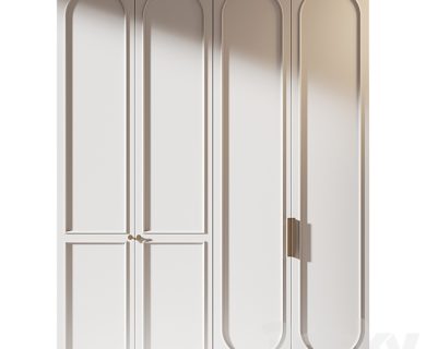 مدل سه بعدی کمد لباس