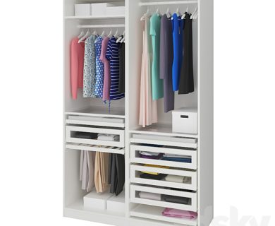 مدل سه بعدی کمد لباس