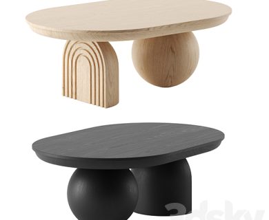 مدل سه بعدی میز و صندلی