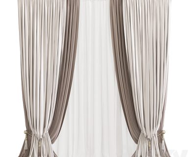 مدل سه بعدی پرده