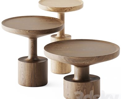 مدل سه بعدی میز و صندلی