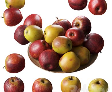 مدل سه بعدی سبد میوه