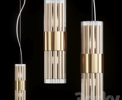 مدل سه بعدی گل و گلدان