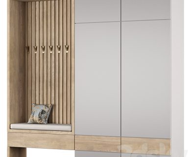 مدل سه بعدی کمد لباس