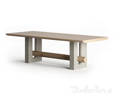 مدل سه بعدی میز و صندلی