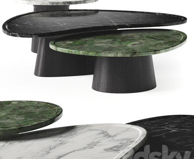 مدل سه بعدی میز و صندلی