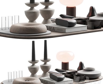 مدل سه بعدی گل و گلدان