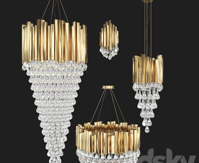 مدل سه بعدی گل و گلدان