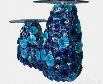 مدل سه بعدی میز و صندلی