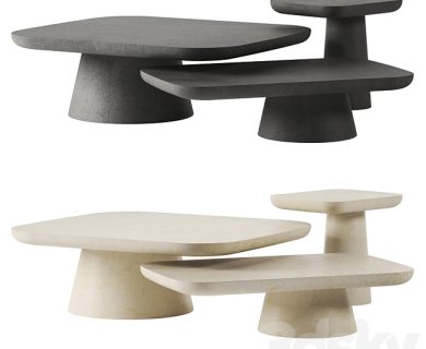 مدل سه بعدی میز و صندلی