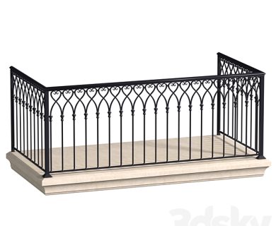 مدل سه بعدی نرده