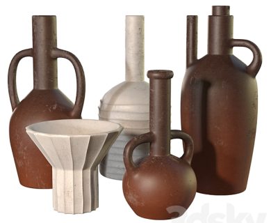 مدل سه بعدی گل و گلدان مدل سه بعدی گل و گلدان