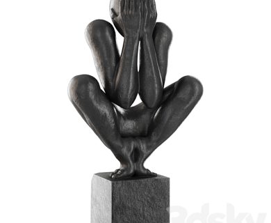 مدل سه بعدی مجسمه