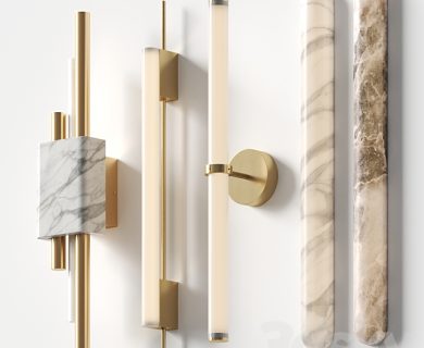 مدل سه بعدی گل و گلدان