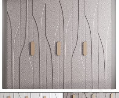 مدل سه بعدی کمد لباس