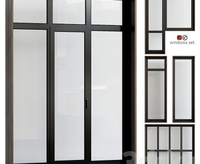 مدل سه بعدی پنجره