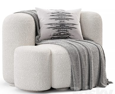 مدل سه بعدی پرده