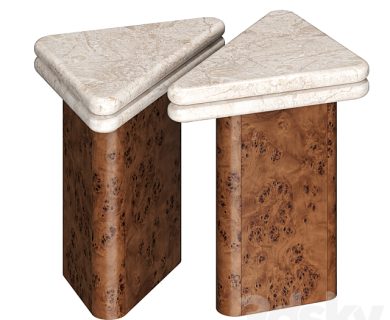 مدل سه بعدی میز و صندلی