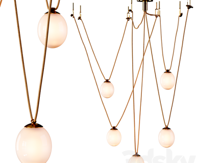 مدل سه بعدی گل و گلدان