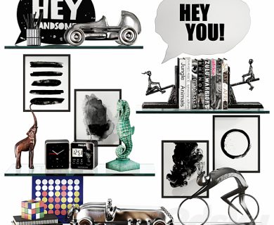 مدل سه بعدی گل و گلدان